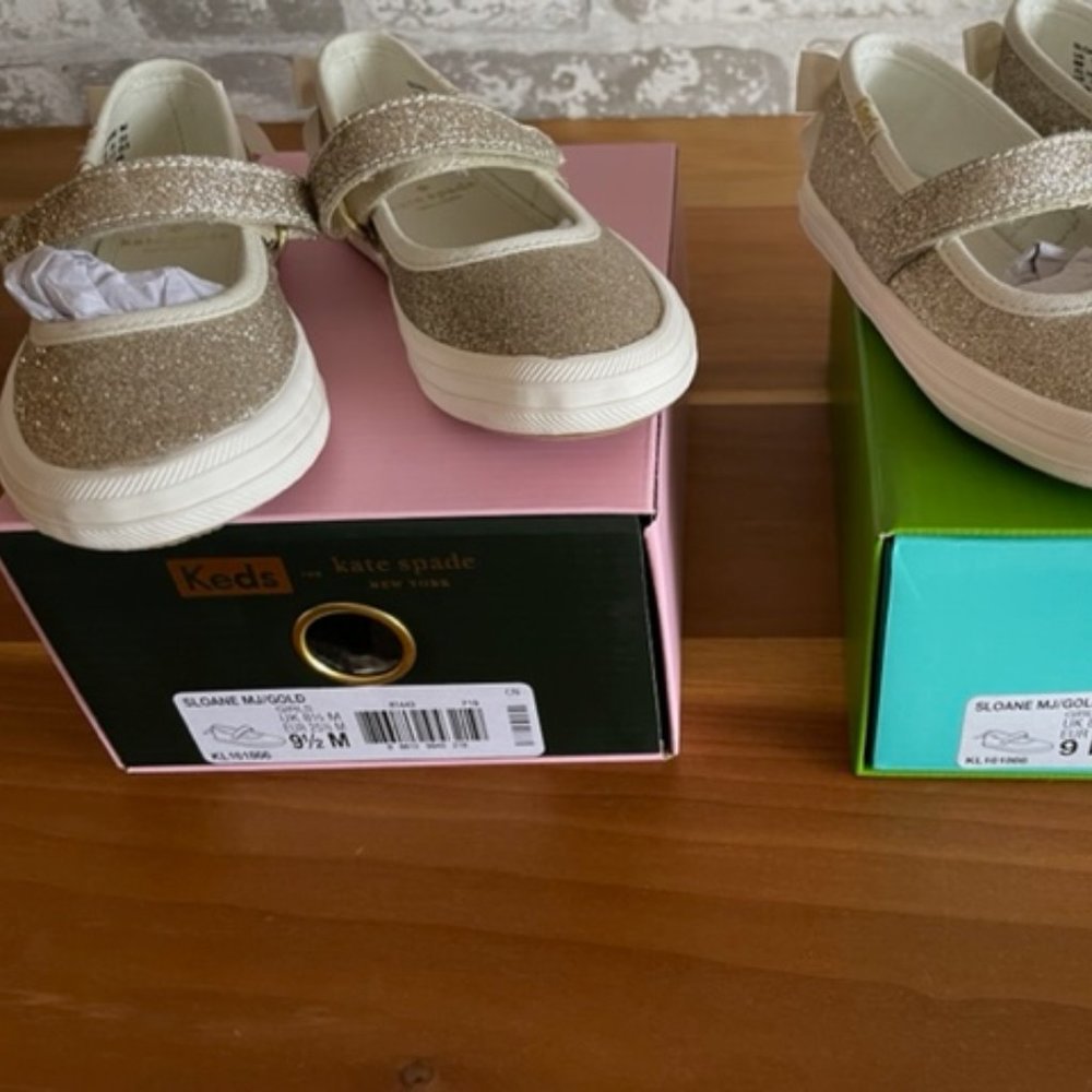 Kate Spade - Keds Mary Jane Gold size 9.5